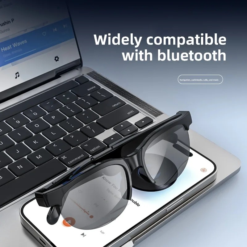 نظارات بلوتوث ذكية، نظارات شمس - مراجعة Smart Glasses Lens وسعره