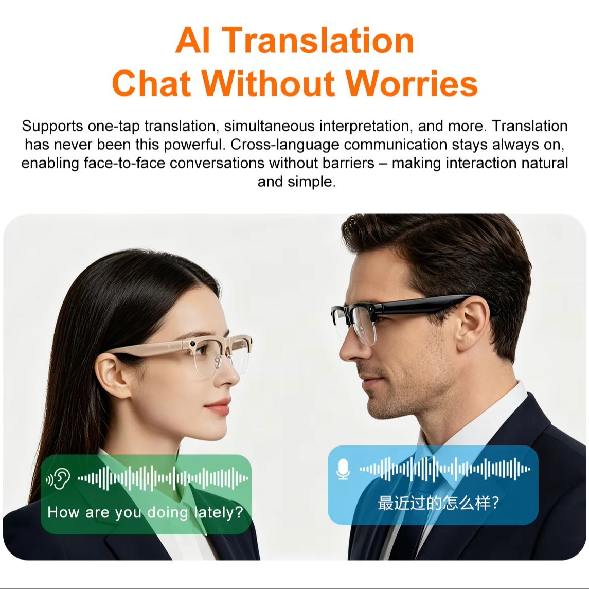 نظارات لينوفو الذكية المطورة ب - مراجعة Smart Glasses Lens وسعره