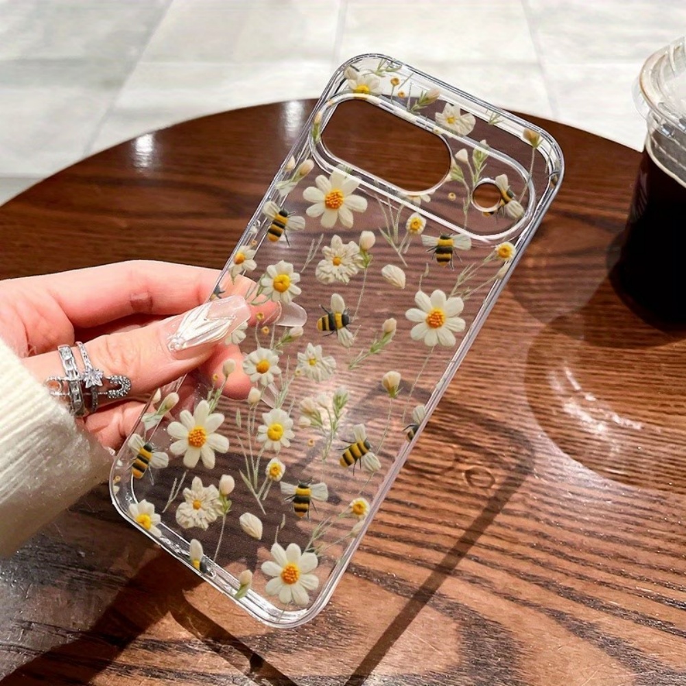 غطاء هاتف شفاف ناعم بنمط نحلة  - مراجعة Google Pixel 9 Pro وسعره